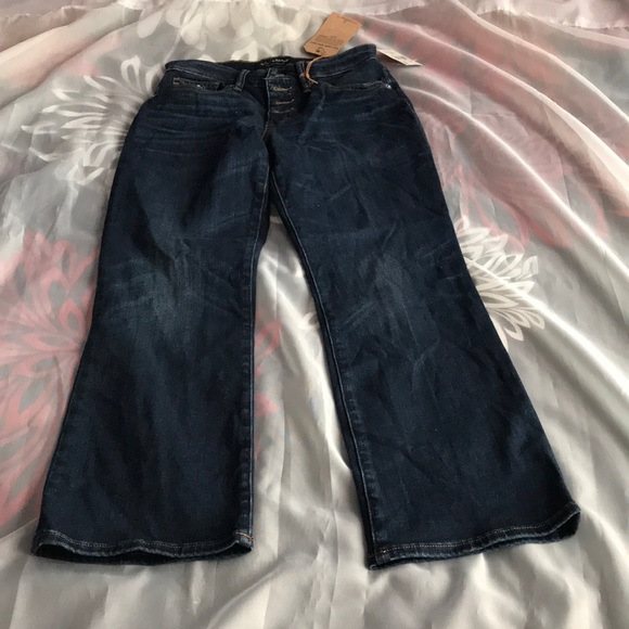 Lucky Brand Cropped Bootcut Jeans Regular EU SZ 27 - Picture 2 of 7